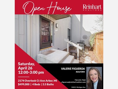 OPEN HOUSE - 2174 Overlook Ct. Ann Arbor, MI