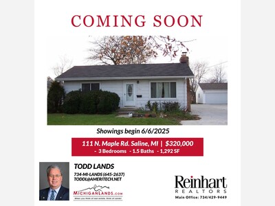 COMING SOON- 111 N. Maple Rd!