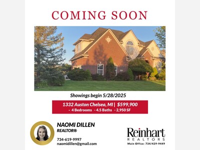 COMING SOON- 1332 AUSTON CHELSEA, MI