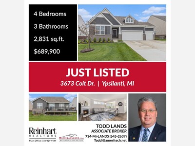 NEW LISTING- 3673 Colt Dr. Ypsilanti, MI!