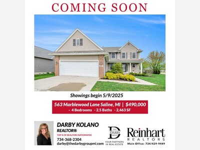 OPEN HOUSE - 563 Marblewood Lane Saline, MI