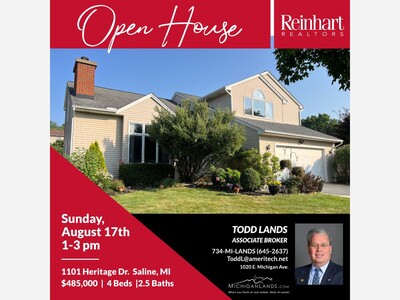 OPEN HOUSE! 1101 Heritage, 1-3pm Sunday August 17th from 1-3pm!