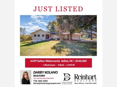 JUST LISTED! 6109 Saline-Waterworks!