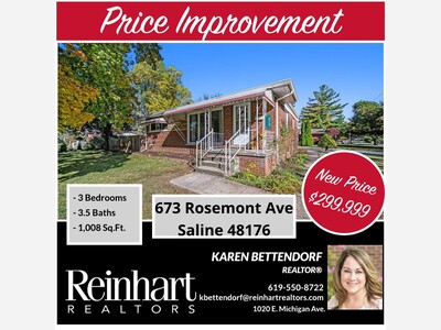 PRICE IMPROVEMENT! 673 Rosemont Ave.