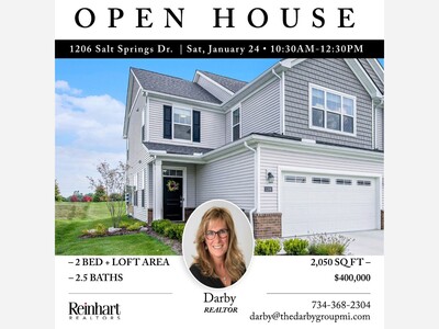 Stop by to this Open House on Saturday January 24th from 10:30Am-12:30Pm
