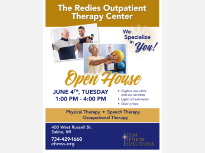 The Redies Outpatient Therapy Center Open House on Tuesday, June 4th!