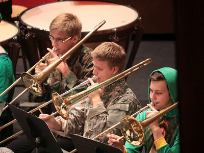 Saline Students Deliver Music Treats at Costume Concert