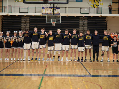 BASKETBALL: Saline Dominates Tecumseh in Front of Alumni