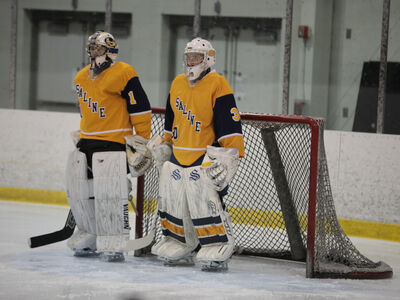 Gallery: Saline Hockey Team Battles Back Twice in 2-2 Tie With Churchill