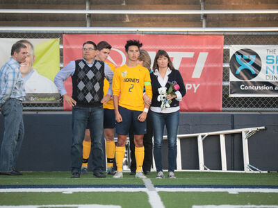 Gallery: Saline Soccer Celebrates Seniors, Wins SEC Red