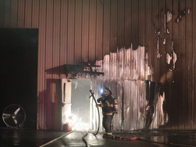 Saline Firefighters Battle Blaze at 03 Sports, Youth Volleyball Team Flees Building