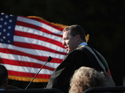 Saline High School Graduates Encouraged to Go Forward with Faith, Hope and Love