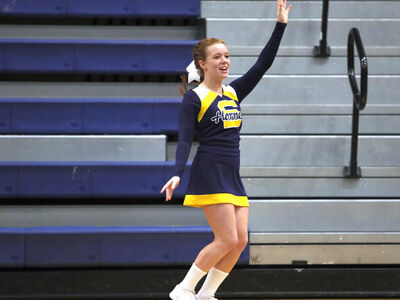 Gallery: Saline Cheer Takes 2nd in SEC Meet, 3rd at Pinckney
