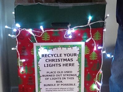 Saline - Recycle your Holiday lights!
