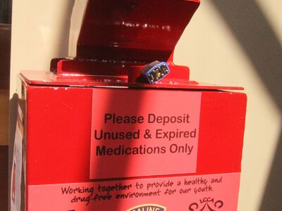 Saline Police Remind Residents to Dispose of Unused Drugs in 'Big Red Barrel'