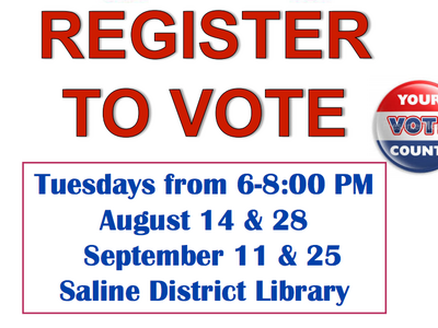 League of Women Voters Voter Registration Drive