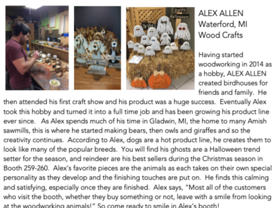 Saline Craft Show - Crafter Preview 