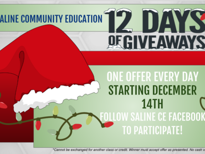 12 Days of Giveaways!! 
