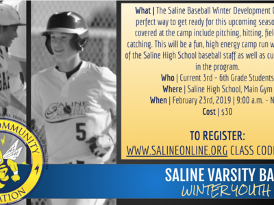 Saline Varsity Baseball Youth Clinic 