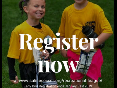 Saline FC Spring Recreational Soccer