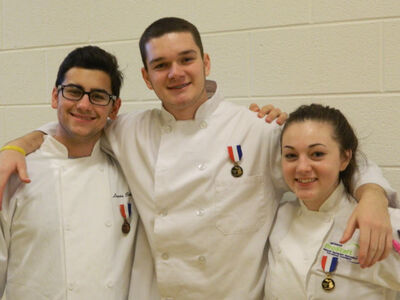 Hannah, Keeler Win Gold, Schultz Takes Bronze at Culinary Arts Regional