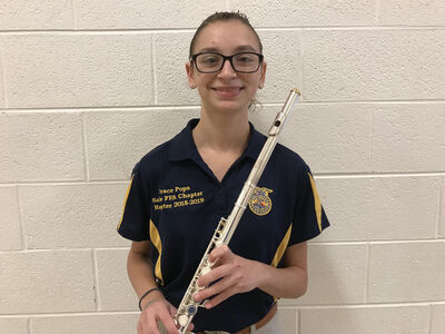 Saline High School's Grace Popa Again Selected for National FFA Band