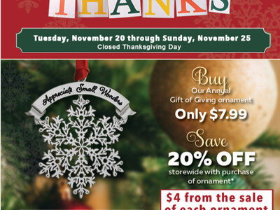 Little Green Apple Hallmark Store Features Gift of Giving Event