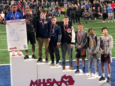 WRESTLING: Poupore Wins Final 4 Matches to Take 3rd in State