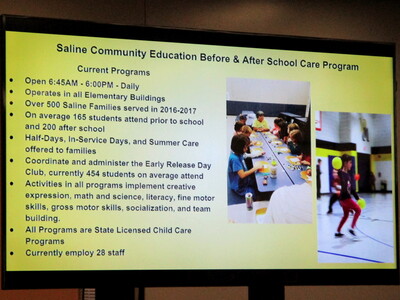 Saline Area Schools Before and After Care program popular with parents and kids