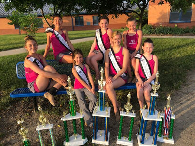 7 Saline Twirlettes Win at Miss Majorette Competition