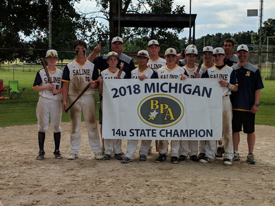 Saline Boys U14 wins the BPA State Championship