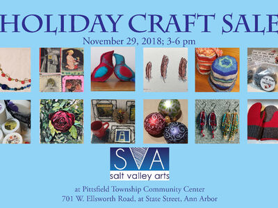 Salt Valley Arts Hosts Holiday Craft Sale Nov 29