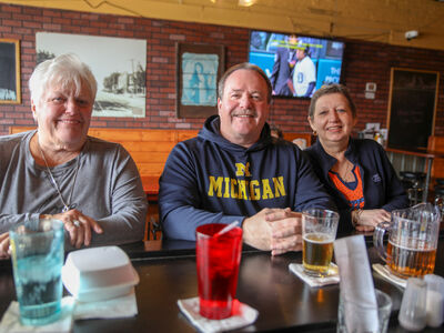 OPENING DAY: Fans Watch Detroit Tigers in Downtown Saline