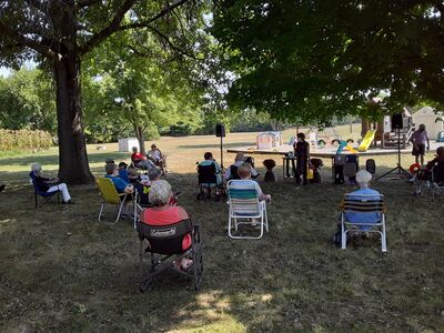 Outdoor Worship at Holy Faith Church
