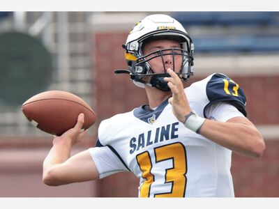 With The Football World Watching, Saline High School's CJ Carr Commits to Notre Dame