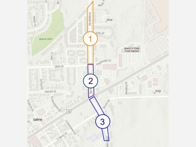 Saline to Spend $6.2 Million to Replace Sewer and Water Lines Along Maple Road