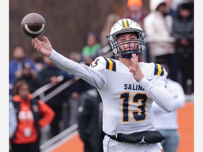 Saline QB CJ Carr Earns All State Honors from Coaches Association