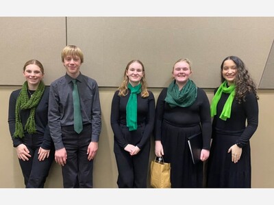 5 Saline Middle School Students Named to State Honors Choir