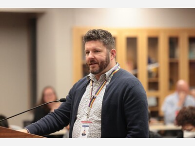 Saline's DEI Specialist and Instructional Coach Ryan Kerr Introduced at Board of Education Meeting