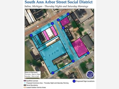 Saline Proposes Social District for South Ann Arbor Street Area
