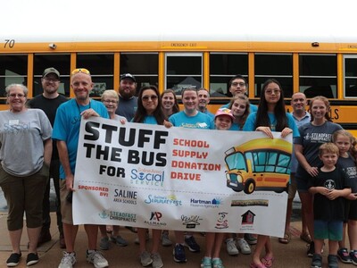 Stuff a School Bus with Back-to-School Supplies on Aug. 9
