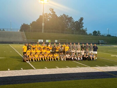 Saline High School Soccer Team Defeats Alumni