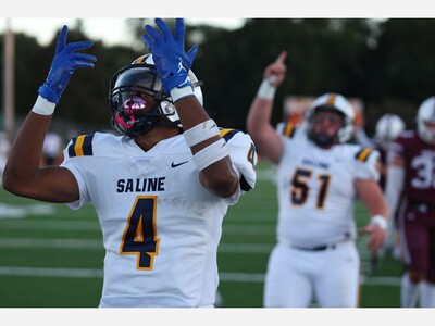 FOOTBALL: Saline Wins Key SEC Red Game at Dexter