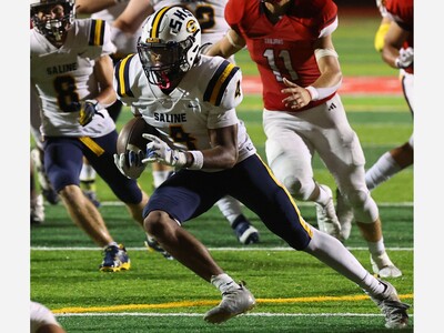 FOOTBALL: Saline Rolls to 4th Straight Win at Monroe