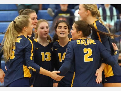 VOLLEYBALL: Saline Sweeps Huron in District Tournament, Skyline Next