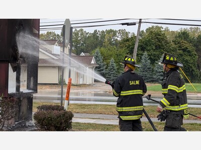 Saline Firefighters Limit Housefire on Sycamore Court