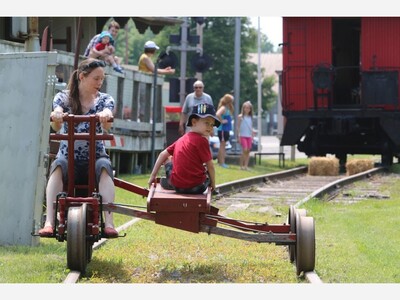 Celebrate Independence Day and the Arrival of the Saline's First Train