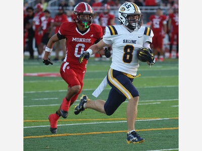 FOOTBALL: Saline Rolls to 42-0 Win at Monroe