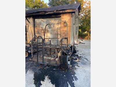 No Injuries in York Township Garage  Fire