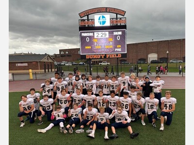 Saline 7th Grade Football Finishes Undefeated